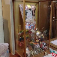 羽子板　ガラスケース入り　美品の画像