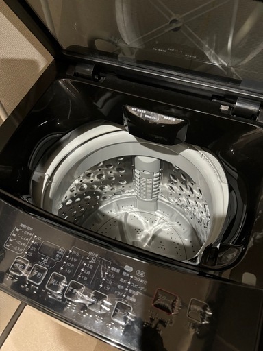 【極美品】ニトリ 6kg全自動洗濯機 ブラック グレー(NTR60)