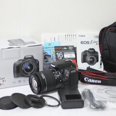 Canon Kiss X7 標準レンズセット 初心者向け 一眼レフカメラ 美品✨の画像