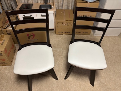売約済み‼️美品‼️回転式椅子2脚
