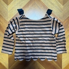 【無料】鈴鹿41 petit main長袖Tシャツ90cmの画像