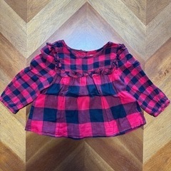【無料】鈴鹿44 GAP babyシャツ1歳〜1歳半用
