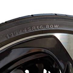 【美品】HONDA/ホンダ　S660　純正アルミホイールセット　165/55/R15　195/45/R16の画像