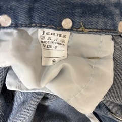 今期物　美品　バギーパンツ　ワイドパンツ　レディース　ゆったり　ウォッシュド　デニム　ジーンズ　ワイド　レッグ　パンツの画像