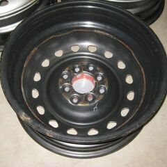 スチールホイール4本セット J15×5.5J (ふく) 長野のタイヤ