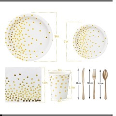 新品　使い捨て食器の画像