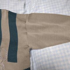 メンズ柄入りニットの画像