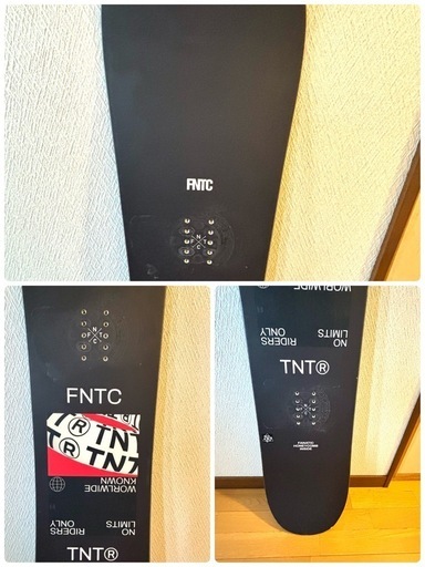 値引き対応可能 美品 FNTC TNTR 150cm BLACK/RED 21-22モデル