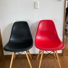イームズ リプロダクト チェア レッド ブラック