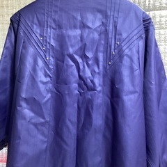 『未使用』紫のコートフリーサイズの画像