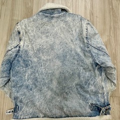 90s デニムボアジャケット 古着の画像
