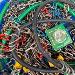 突然の雪⛄️に備えてイタリア製タイヤチェーンTECHNIC2000【ジャンク品】の画像