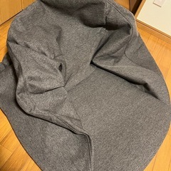 無印良品 空気でできたソファ チャコールグレーの画像