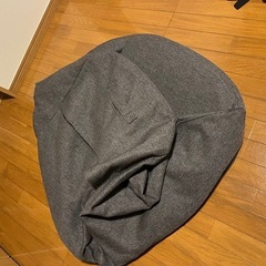 無印良品 空気でできたソファ チャコールグレーの画像