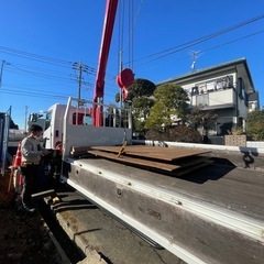 4トンユニック　運搬