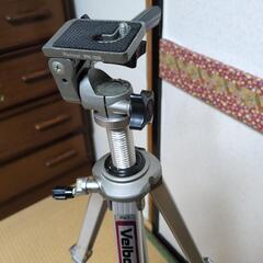 カメラ三脚 VeLbon  HG-4S 　カバーあります　コンパクト4段三脚　使用時38センチ最長117センチの画像