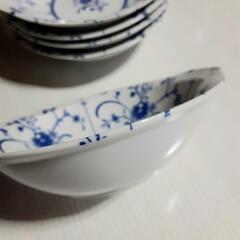 BLUE COPEN Takato JAPAN 中鉢(スープ皿) 5枚揃の画像