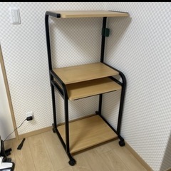 美品　【今月まで】パソコンラック　パソコンテーブル の画像