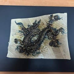 河村碩山 作 龍陶板画 / アート(オブジェ)