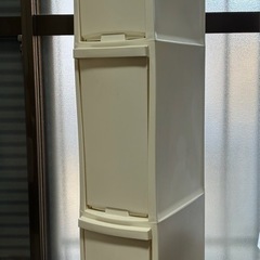 ゴミ箱　スリム　3段　ダストボックス