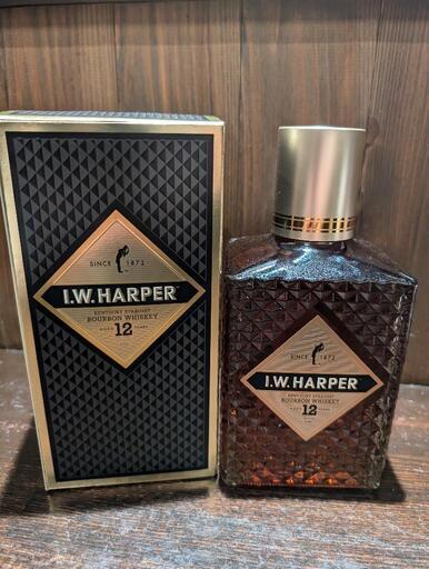 【値下げしました】1本　IWハーパー12年　希少　バーボン　ウィスキー
