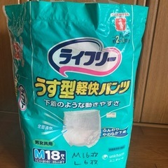 ライフリーうす型軽快パンツ（開封済み）