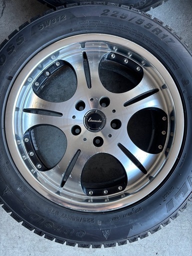 225/55R17バリ山スタッドレス4本セット