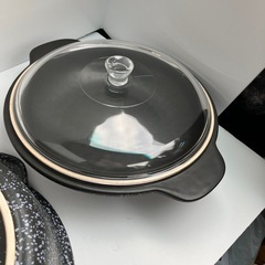 土鍋　蓋が鍋にもなるので万能土鍋の画像