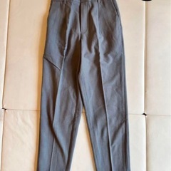 GU タック テーパードパンツ ブルー　サックス　S　綺麗め　パ...