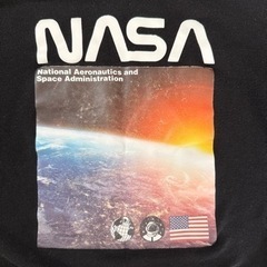 キッズ フードパーカー 130cm NASAの画像