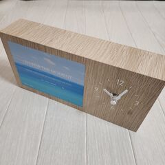ウッドクロック（置時計）