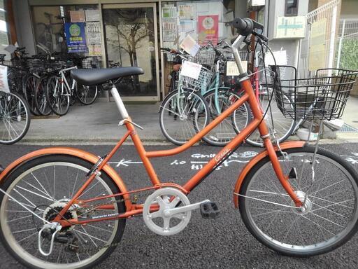 年末セール!全品1000円引き！12/29まで中古自転車３３２６　２０インチ　６段ギヤ　LEDオートライト