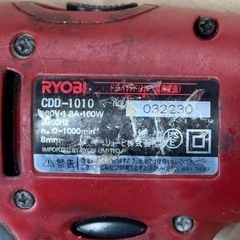 【お買い得‼️】リョービ ドライバドリル 2スピード無断変速スイッチ 電動工具の画像