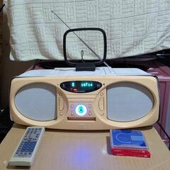 SHARP 1ビート MD/CD システム SD-FX30-W【...