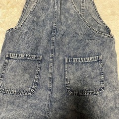 レディース オーバオール デニムショートの画像