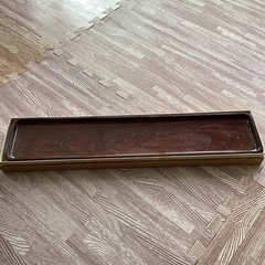 天然木　木製　一文字盆　煎茶盆　長方盆　