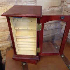 回転式 アクセサリースタンド　アンティーク　サイズ（約）幅13.5×奥13×高25　　■近隣配送無料 買取GO‼　栄和店の画像