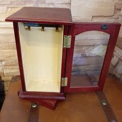 回転式 アクセサリースタンド　アンティーク　サイズ（約）幅13.5×奥13×高25　　■近隣配送無料 買取GO‼　栄和店の画像