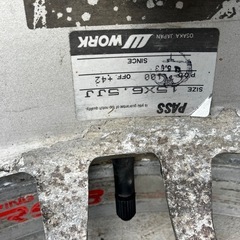 ワーク　タイヤ付ホイールの画像