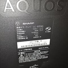 SHARP　テレビ　Blu-ray　lc-32dx3  （0）の画像