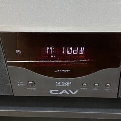 ジ44/ CAV ジャパン THRF-90 オーディオラック スピーカー付き テレビ台 リモコン欠品 ジャンクの画像