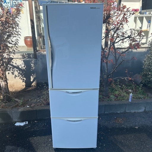 2006年製Nationalノンフロン冷凍冷蔵庫 NR-C374M-W 3段式 動作確認済み 清掃済み 快適 キッチン家電