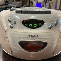 TEAC ティアック PC-D01W CD ラジオ カセットレコ...