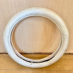 【無料】中古ハンドルカバー白ボアの画像