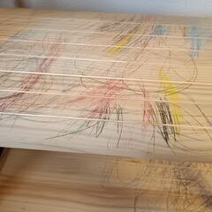 棚　２段　無垢材　DIYベースや薪にの画像