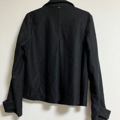 レディース　黒ダッフルコート　サイズＭの画像