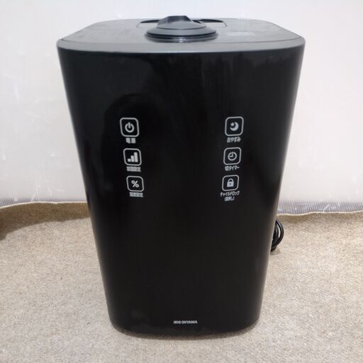 アイリスオーヤマ 加湿器 超音波式 スチーム式(加熱式) ハイブリット式 UHK-500-B