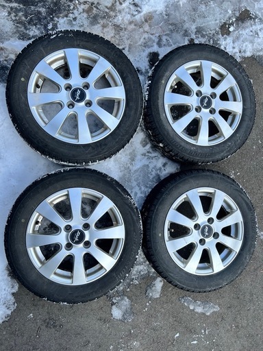 14インチ 155/65/14 スタッドレスタイヤ4本ホイールセット