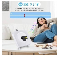 CDプレーヤー 置き＆壁掛け式 1台多役 bluetooth Gueray ポータブル CDプレイヤー USB対応  LEDディスプレイ 新バージョンのリモコン付き 音楽再生/語学学習/胎児教育 日本語説明書付きの画像