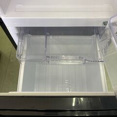 【リサイクルショップ　ピカソ　小松原】三菱電機 MITSUBISHI 146L 2ドア冷蔵庫 ブラック 2015年製 MR-P15Z-B★3037★の画像